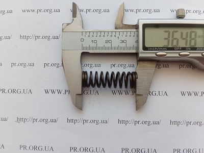 Пружина стиснення 1,5 х 11,5 х 36,5 (Артикул: G1838)