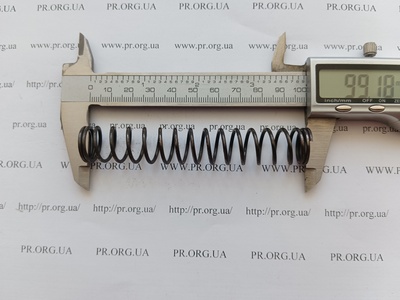 Пружина сжатия 1,6 х 16,7 х 99 (Артикул: G1841)