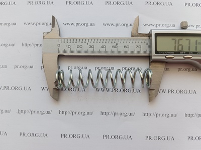 Пружина стиснення 1,8 х 16,2 х 76,5 (Артикул: G1845)