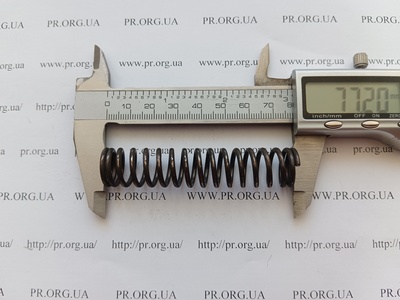 Пружина стиснення 2 х 16 х 77 (Артикул: G1849)