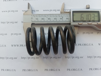 Пружина стиснення 5 х 40,5 х 61 (Артикул: G1851)