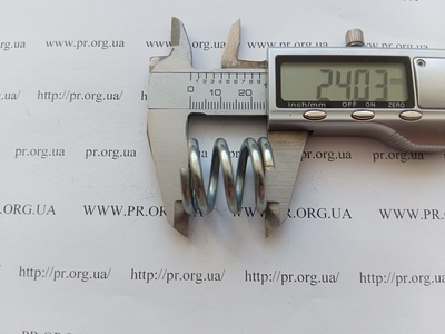 Пружина сжатия 3 х 23 х 24 (Артикул: G1856)