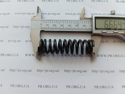 Пружина сжатия 3 х 19 х 66,5 (Артикул: G1861)