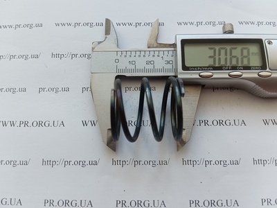 Пружина сжатия 2,5 х 30 х 30,5 (Артикул: G1866)