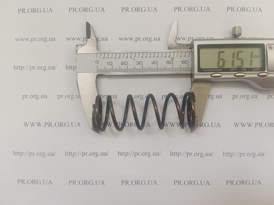 Пружина стиснення 2,2 х 23,5 х 61,5 (Артикул: G1873)