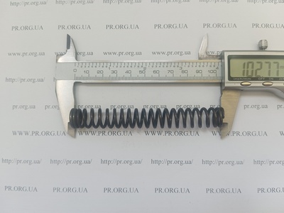 Пружина стиснення 2 х 14 х 102,5 (Артикул: G1876)