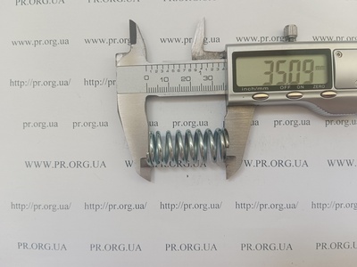 Пружина сжатия 2 х 15,8 х 35 (Артикул: G1882)