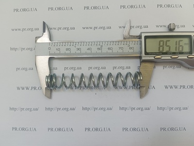 Пружина стиснення 2 х 15 х 85 (Артикул: G1883)