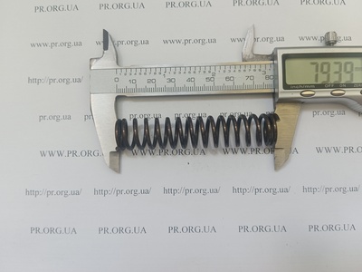Пружина стиснення 2 х 16,4 х 79,5 (Артикул: G1884)