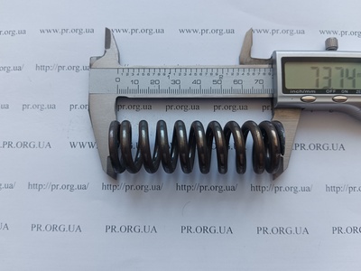 Пружина сжатия 4 х 24 х 73,5 (Артикул: G1886)