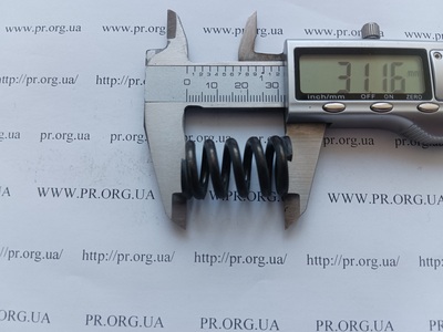 Пружина стиснення 3 х 18,5 х 31 (Артикул: G1891)