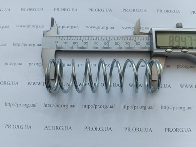 Пружина сжатия 2,5 х 29,5 х 89,5 (Артикул: G1895)