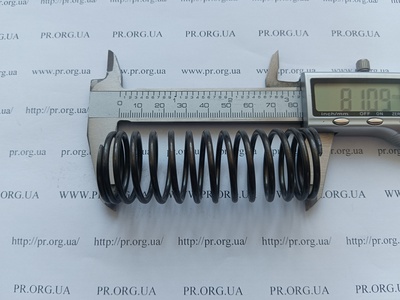 Пружина сжатия 2,5 х 29,5 х 81 (Артикул: G1896)