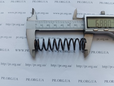 Пружина стиснення 2 х 16,8 х 68,5 (Артикул: G1900)