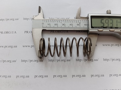 Пружина сжатия 1,8 х 23,6 х 59 (Артикул: G1901)