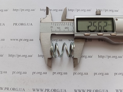Пружина сжатия 2 х 16,8 х 25,5 (Артикул: G1905)