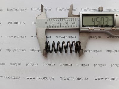Пружина сжатия 2 х 17 х 45 (Артикул: G1908)