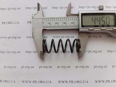 Пружина стиснення 2 х 18 х 44,5 (Артикул: G1909)