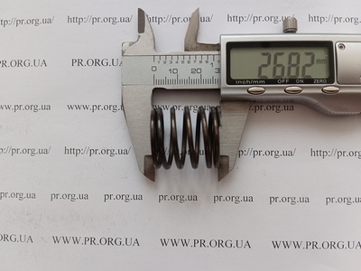 Пружина сжатия 2 х 24,3 х 27 (Артикул: G1911)