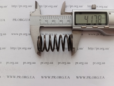 Пружина сжатия 2 х 21,6 х 41,5 (Артикул: G1912)