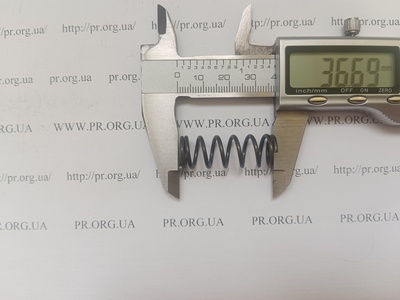 Пружина сжатия 1,5 х 13 х 36,5 (Артикул: G1917)