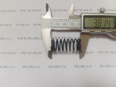 Пружина сжатия 1,5 х 17 х 38 (Артикул: G1919)