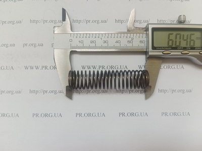 Пружина стиснення 1,2 х 15,6 х 60 (Артикул: G1924)