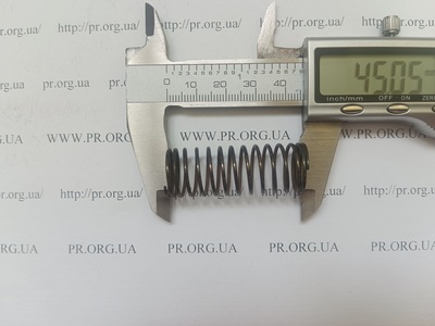 Пружина сжатия 1,2 х 16,7 х 45 (Артикул: G1928)
