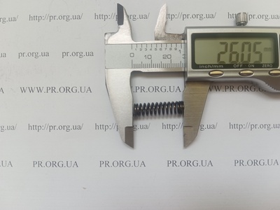 Пружина стиснення 1 х 7 х 26 (Артикул: G1935)