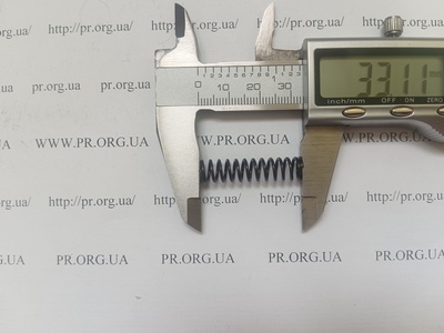 Пружина стиснення 1 х 7,8 х 33 (Артикул: G1937)