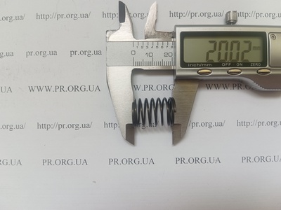 Пружина стиснення 1 х 14,7 х 20 (Артикул: G1938)