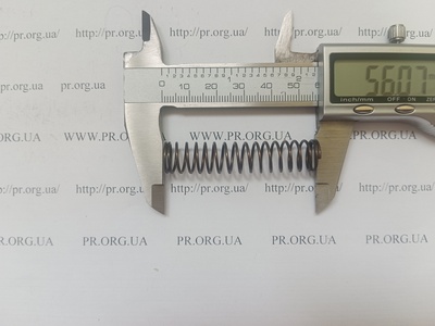 Пружина сжатия 1 х 11,8 х 56 (Артикул: G1939)