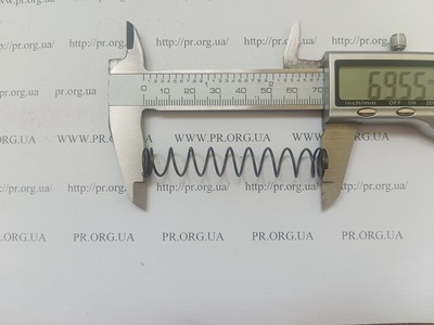 Пружина сжатия 1 х 11,8 х 69,5 (Артикул: G1941)