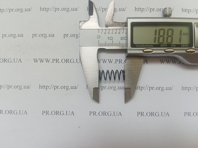 Пружина стиснення 0,7 х 8 х 18,5 (Артикул: G1945)