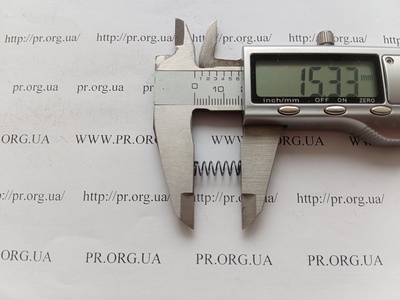 Пружина стиснення 0,5 х 5 х 15 (Артикул: G1947)