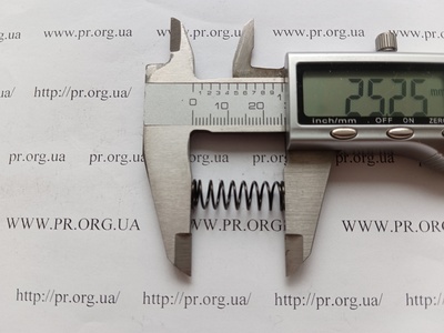 Пружина сжатия 0,8 х 8,4 х 25 (Артикул: G1955)