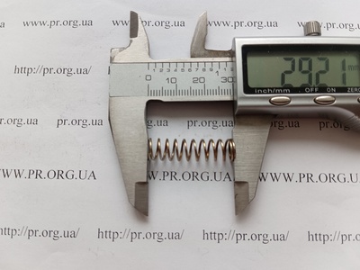 Пружина стиснення 0,8 х 8 х 29 (Артикул: G1957)