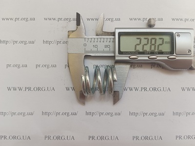 Пружина сжатия 3 х 23 х 22,5 (Артикул: G1961)