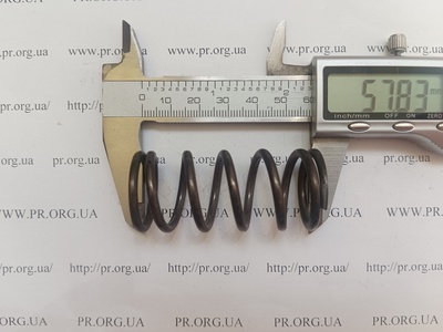 Пружина стиснення 3 х 27 х 58 (Артикул: G1966)