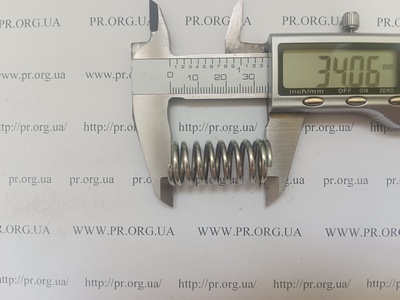 Пружина сжатия 2 х 16 х 34 (Артикул: G1989)