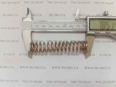 Пружина стиснення 2 х 16,3 х 78 (Артикул: G1991)