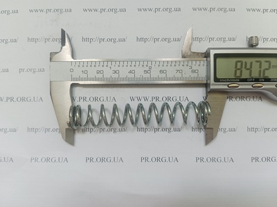 Пружина стиснення 2 х 15 х 84,5 (Артикул: G1993)