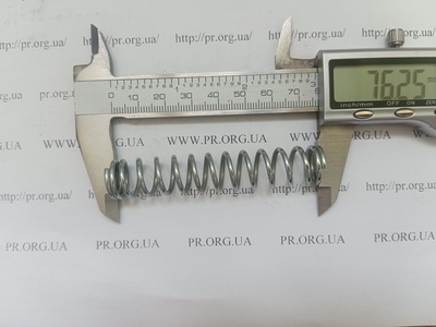 Пружина стиснення 1,8 х 15 х 76 (Артикул: G1996)