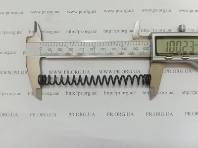 Пружина стиснення 1,5 х 10 х 100 (Артикул: G2007)