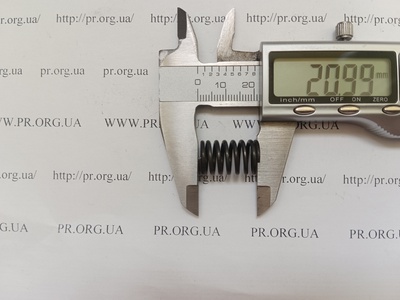 Пружина стиснення 1,5 х 12,5 х 21 (Артикул: G2011)