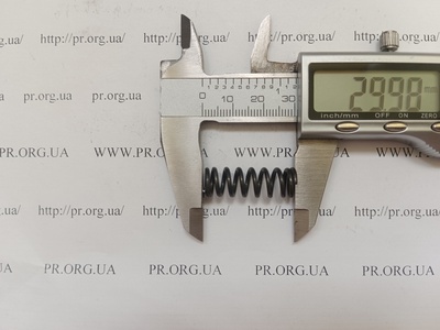 Пружина стиснення 1,5 х 10 х 30 (Артикул: G2012)