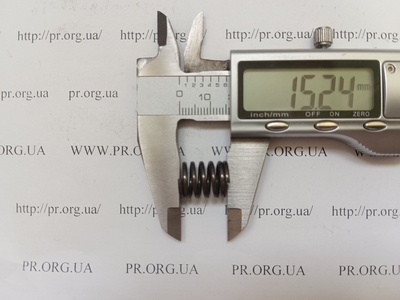 Пружина стиснення 1,5 х 12 х 15 (Артикул: G2013)
