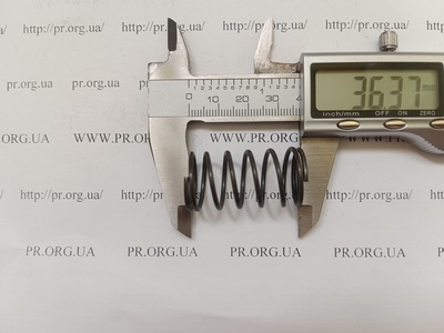 Пружина сжатия 1,5 х 19,3 х 36 (Артикул: G2016)