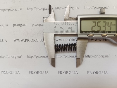 Пружина сжатия 1,4 х 9,4 х 25 (Артикул: G2021)