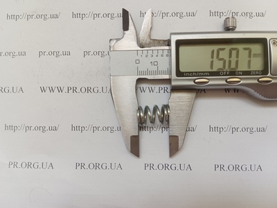 Пружина стиснення 1,4 х 10 х 15 (Артикул: G2022)